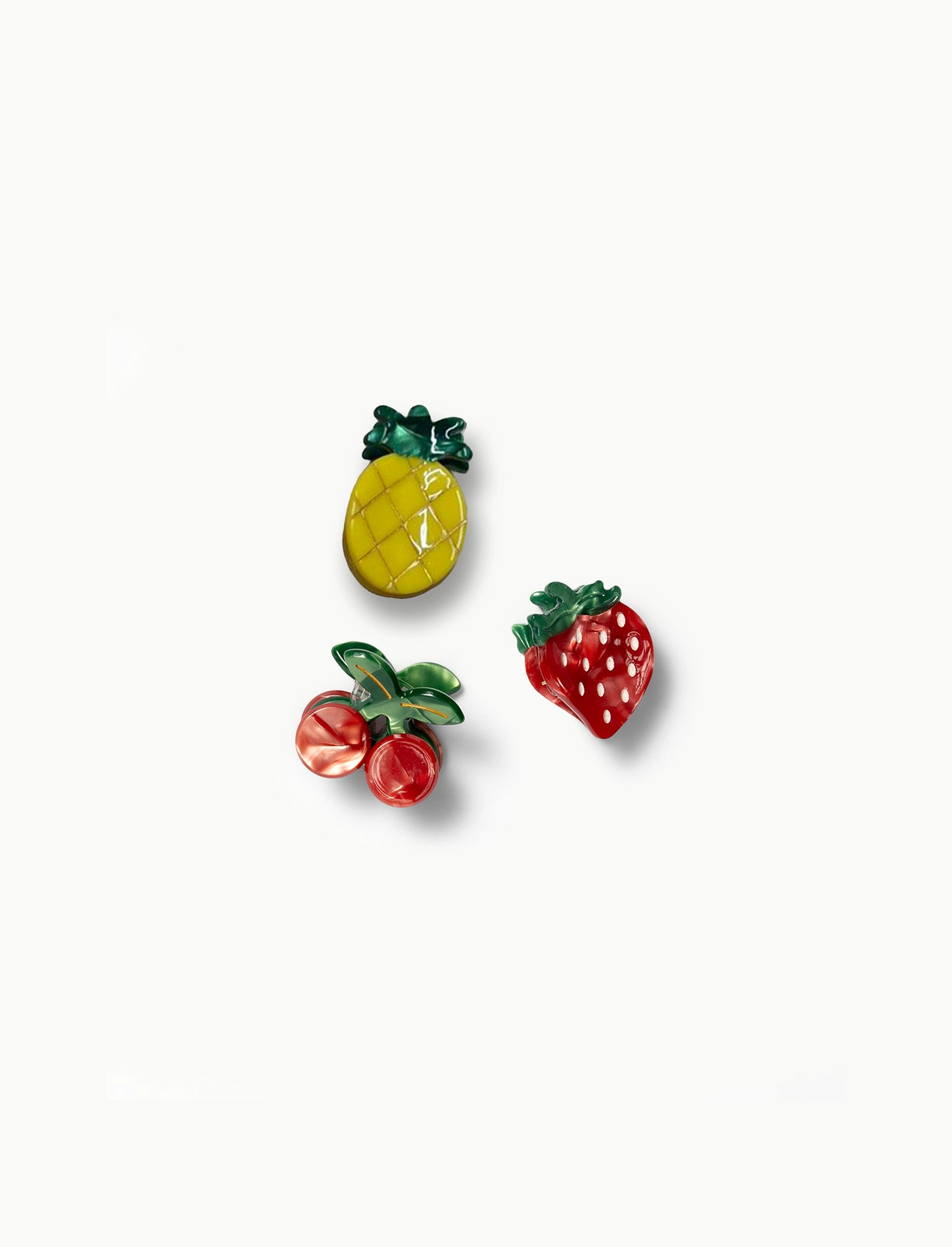 Mini Fruit Claw Clip (Set of 3)