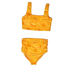 Load image into Gallery viewer, Grilled Cheese Swim Crop Top
