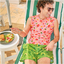 Load image into Gallery viewer, Broccoli Cheddar Soup Swim Trunks
