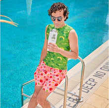 Load image into Gallery viewer, Strawberry Poppyseed Salad Swim Trunks
